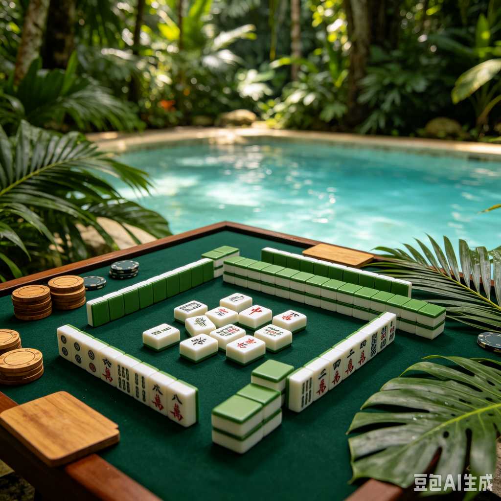 cute mini mahjong tiles set
