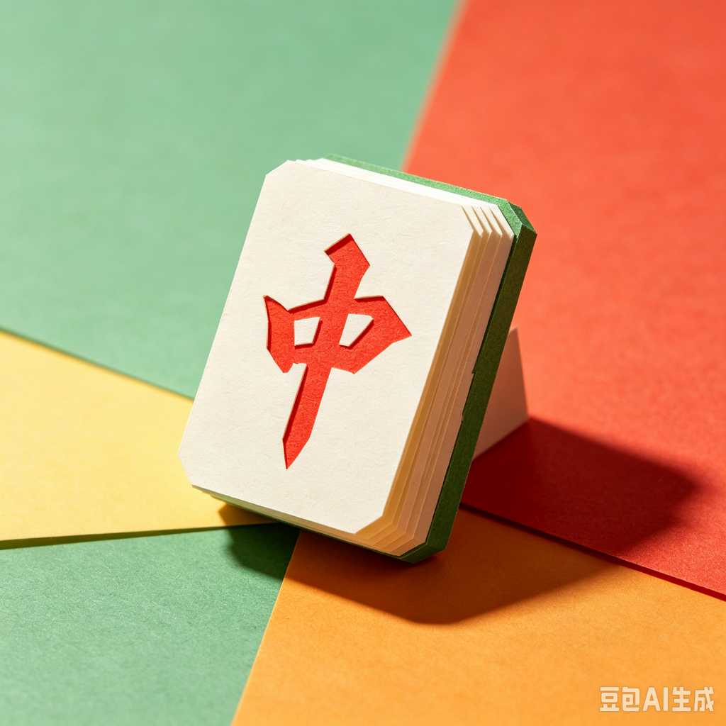 classic oriental board game mahjong